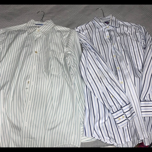 Lot of 2 T.Harris London medium mens dress shirts - Picture 1 of 8